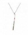 Lureme Fashion Baseball Stick Good Night Pendant Necklace (nl005611) - Silver - CE184SZ98OG