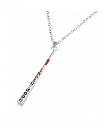 Fashion Baseball Pendant Necklace Silver nl005611 2