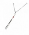 Fashion Baseball Pendant Necklace Silver nl005611 2