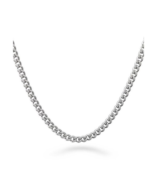 Ben Junot USA Curb 4.8 MM link Chain Necklace - Stainless steel 316L - C811KU4MA5P