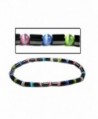 Accents Kingdom Women's Magnetic Hematite Cat Eye Bead Bracelet - "Multi-Color Anklet 10""" - CX113G952EX