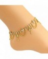 SusenstoneWomen Diamond Anklet Bracelet Barefoot Sandal Beach Foot Jewelry - C5125X1DJUZ