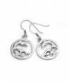 Sterling Jumping Dolphin Playing Earrings
