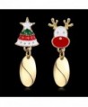 WIBERN Shining Christmas Reindeer Earrings