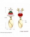WIBERN Shining Christmas Reindeer Earrings in Women's Stud Earrings