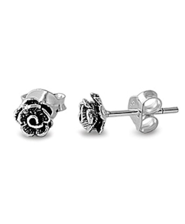 Rose Studs Earring Set - CH11CYS8IWF