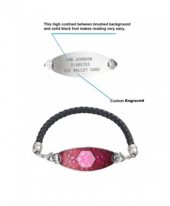 Divoti Engraved Blooming Bracelet Pink 6 5