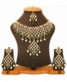 Touchstone bollywood emeralds jewelry necklace