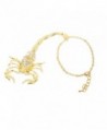 Goldtone Scorpion Adjustable Bracelet F 264