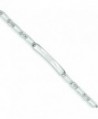 Sterling Silver 8inch Polished Engravable Anchor Link Id Bracelet - CZ115734F7V