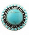 Interchangeable 18mm Snap Jewelry Turquoise Snap Halo by My Gifts - CK1827Q9S9Z