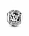 Glamulet Jewelry 925 Sterling Silver Horoscope Zodiac Birthstone Bead Charm Fits Pandora Bracelet - Capricorn - CV12NV5D4KT