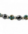 Magnetic Cloisonne Simulated Hematite Bracelet