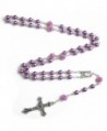 Hedi Purple Color Rosary Facther in Women's Strand Necklaces