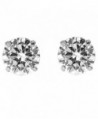 Zirconia Solitaire Single Basket set Earring