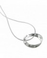 Pendant Necklace Eternity Sterling Christmas