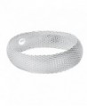 BODYA silver plated 20mm wide Italian Stardust Mesh Bracelet Bangles Strand cuff Bracelet For Women - CL17YZO4NH7