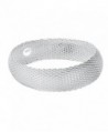 BODYA silver plated 20mm wide Italian Stardust Mesh Bracelet Bangles Strand cuff Bracelet For Women - CL17YZO4NH7