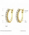 Stylish Jewelry Crystals Leverback Earrings in Women's Stud Earrings