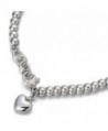 Stainless Steel Charm Bracelet Dangling