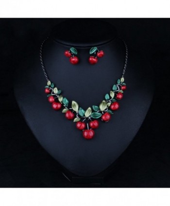 Hamer Jewelry Statement Necklace Earrings