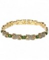 Simulated Peridot - Magnetic Therapy Bracelet Braclet - C81170TFN3F