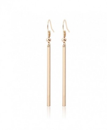 Misaky Hooked Rectangle Earrings Lady Jewelry Earrings Sets women's day Gift - gold - CH17XE8KTU7