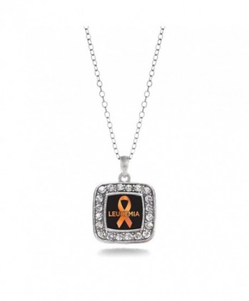 Leukemia Awareness Classic Silver Necklace