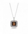 Leukemia Awareness Classic Silver Necklace