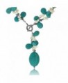 Simulated Turquoise Cultured Freshwater Necklace in Women's Pearl Strand Necklaces