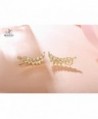 Mevecco Crawler Climber Earrings Jewelry 14 Gold