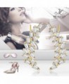 Mevecco Crawler Climber Earrings Jewelry 14 Gold in Women's Cuffs & Wraps Earrings
