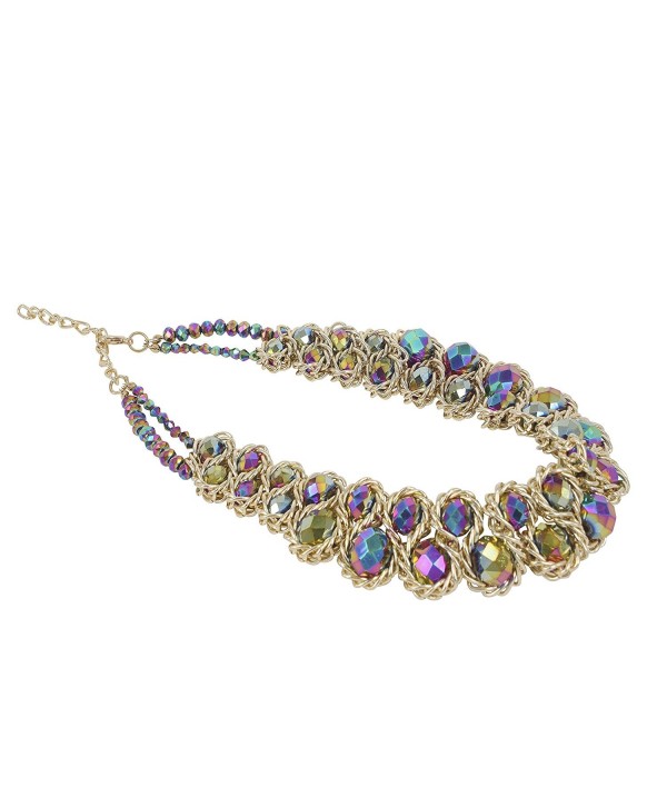 ShoppeWatch Statement Necklace GoldTone Gargantillas - Rainbow - CE11MAEQADF