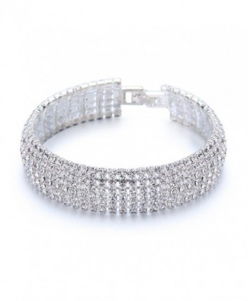 YUXI Rhinestone Bracelet Austrian Bracelets - CV182I35M3C