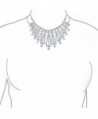 Bling Jewelry Bridal Crystal Necklace in Women's Choker Necklaces