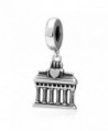 Choruslove Greek Parthenon Temple Pendant Charm 925 Sterling Silver for European Brand Bracelet - CR182HU9LRC