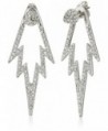 CC Skye The Crystal Pop Double Sided Drop Earrings - Silver - C91282QFWW1