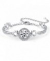 Bracelet Plated Zirconia Simulated Rhinestone - CI186TLM5S5