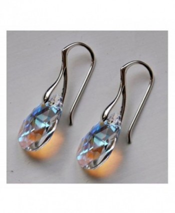 Royal Crystals Sterling Swarovski Borealis in Women's Drop & Dangle Earrings