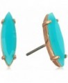 Rebecca Minkoff Sparkler Stud Earrings - Rose Gold/Bright Aqua - CT12N5N2SBS