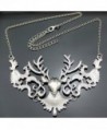 Victorian Filigree Christmas Reindeer Necklace in Women's Choker Necklaces