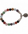 Fashion 8mm Seven Chakra BUDDHA Yoga Meditation Stretch Charm Bracelet - CY129VM11GL