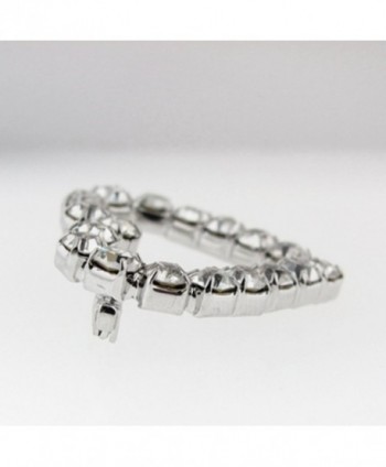 PinMarts Clear Rhinestone Valentines Brooch