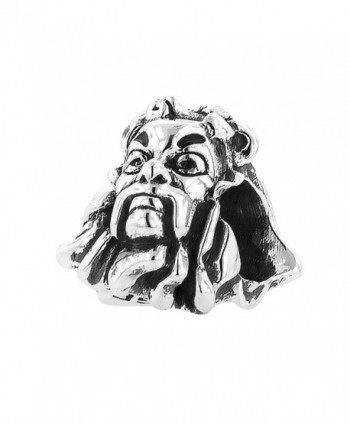 Sterling Silver Wizard of Oz Cowardly Lion Head Bead Charm - CP1217KQ039