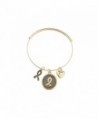 Lux Accessories Goldtone Awareness Bracelet