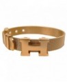 NEW HM0101LB H LOGO MESH BRACELET STAINLESS STEEL GOLDEN - CO12BG1OJMX