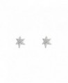 KITSCH Icon Collection Pave Star Earrings - Shine - Silver - CR185AUDDMD