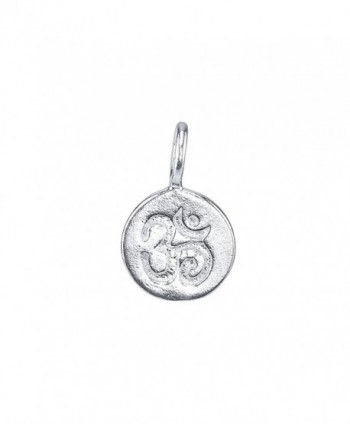 Om Sanskrit Symbol Charm - 925 Sterling Silver - 925 Sterling Silver - CB188TI4ELM