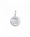 Om Sanskrit Symbol Charm - 925 Sterling Silver - 925 Sterling Silver - CB188TI4ELM