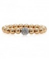 Bronze Pearl Bracelet with Swarovski Crystal - C511IFRQ0AF